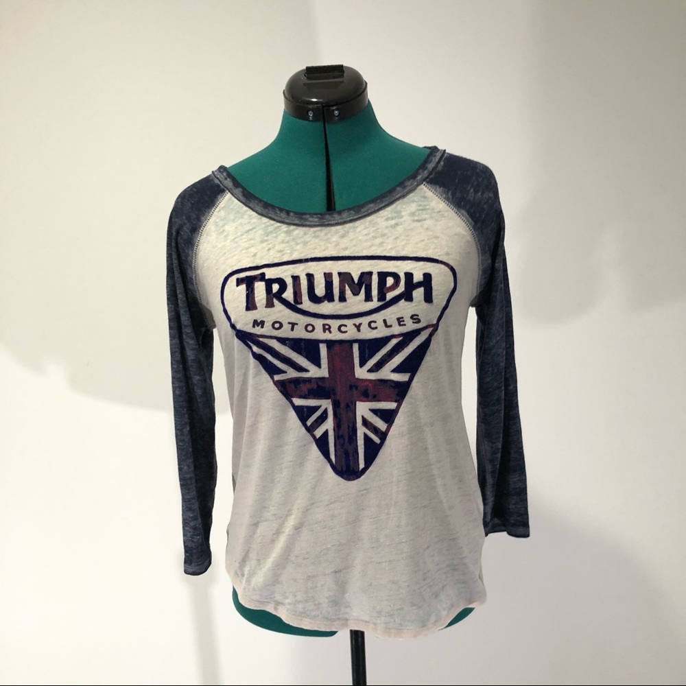 Lucky brand vintage style triumph shirt